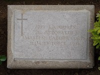 Struma Military Cemetery - Azzopardi, G